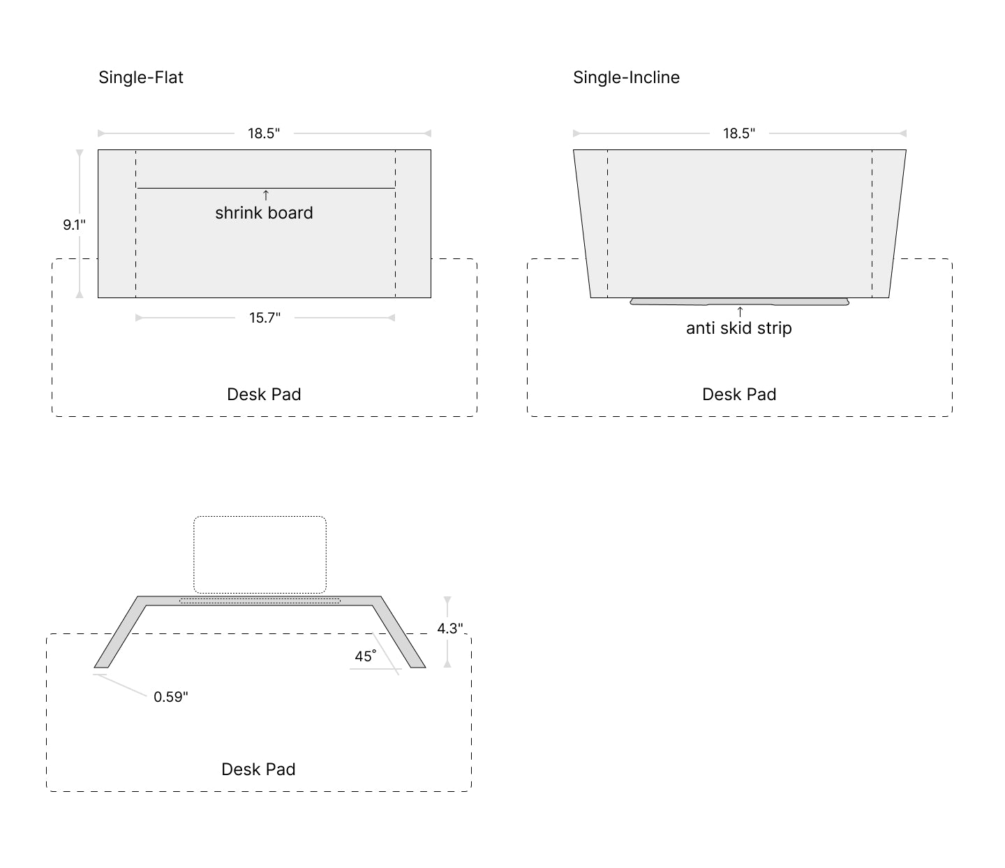 Aothia Wood Desktop Stands for Laptop Product Description