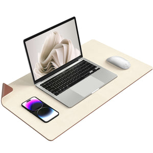 Dual-Side Mouse Pads For Desk (Three Sizes / Beige)