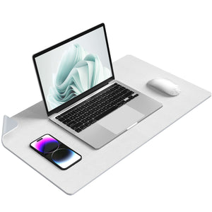 Dual-Side Mouse Pads For Desk (Four Sizes / White)