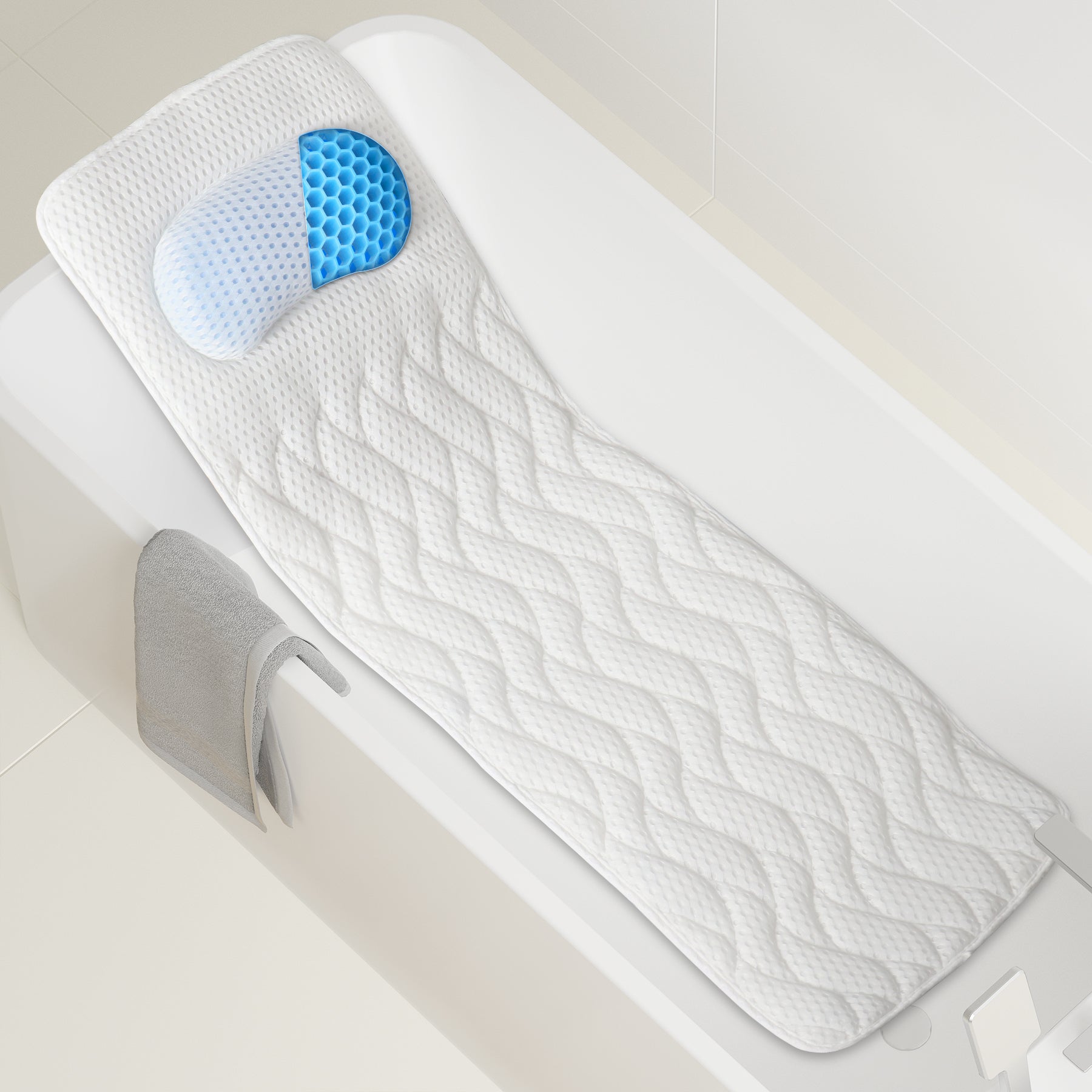 COALA HOLA Bath Pillow Bathtub Spa Pillow • Remarkable Living