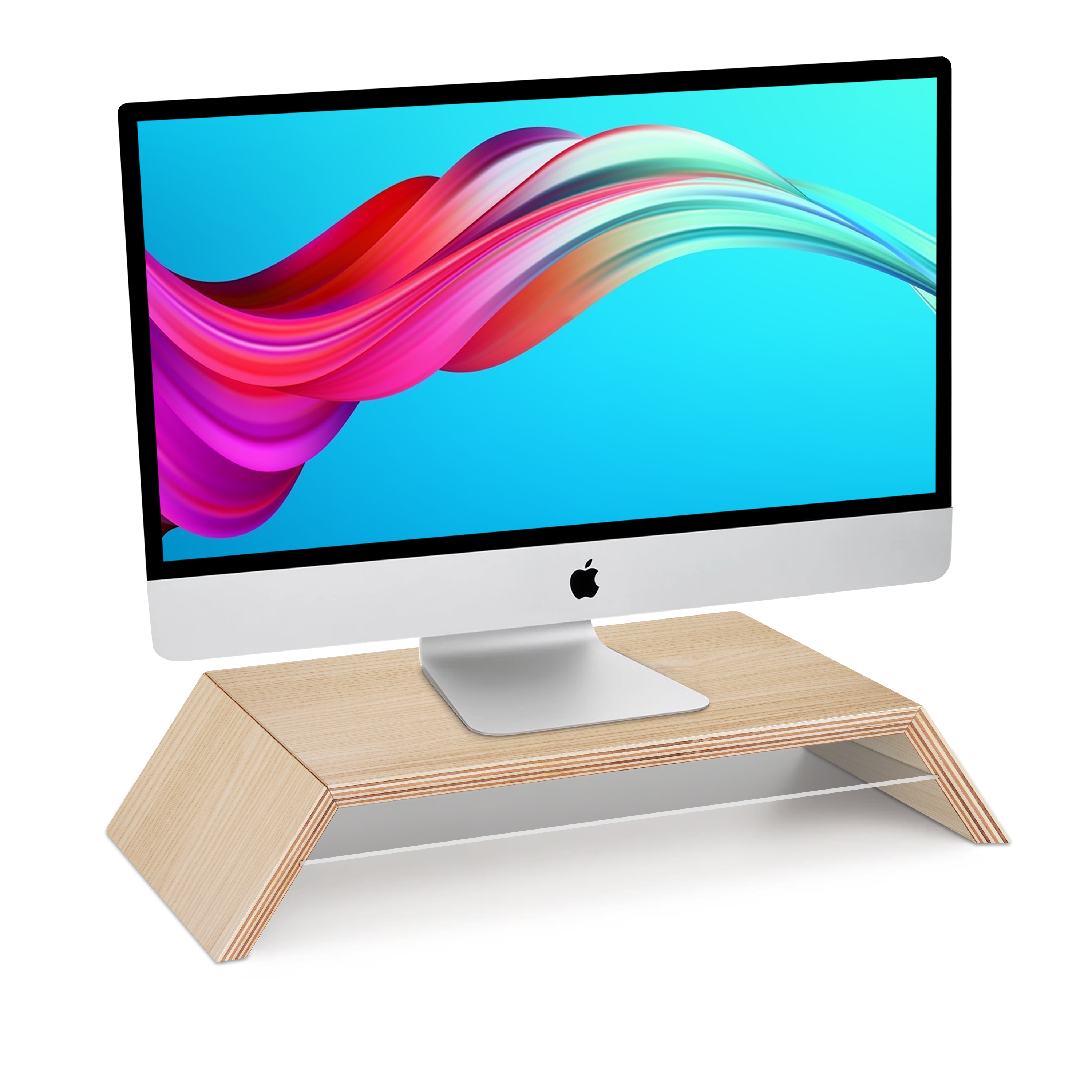 Aothia wooden desktop monitor stand riser