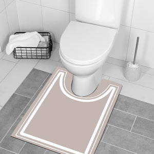 Suede Bathroom Mat Set