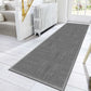 Boho Kitchen Rugs and Jute hallway mat anti-slip washable 60x26 inches