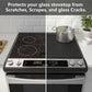 YUHFERA Stove Top Cover for Electric Stove - Silicone Stove Mat for Glass Top, Glass Cooktop Protector, XL Dish Drying Mats For Kitchen,Oven Covers for Electric Stove (Black,28 x 20)