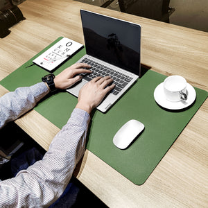 Leather Desk Pad (Four Sizes / Olive Green)