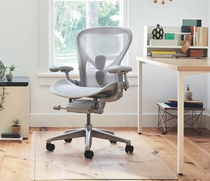 Aothia Office Clear Floor Mat Hardwood Floor Chair Pad Product Description