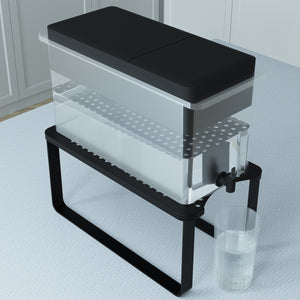 Metal Water Dispenser Stand Compatible with Brita Water Pitcher & Zerowater Pitcher